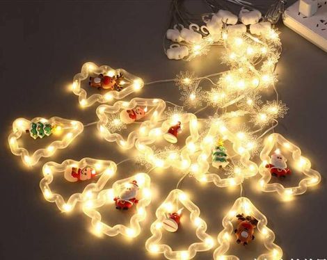 Buy Quace Christmas Tree LED Decorative Lights - Warm White | Curtain ...